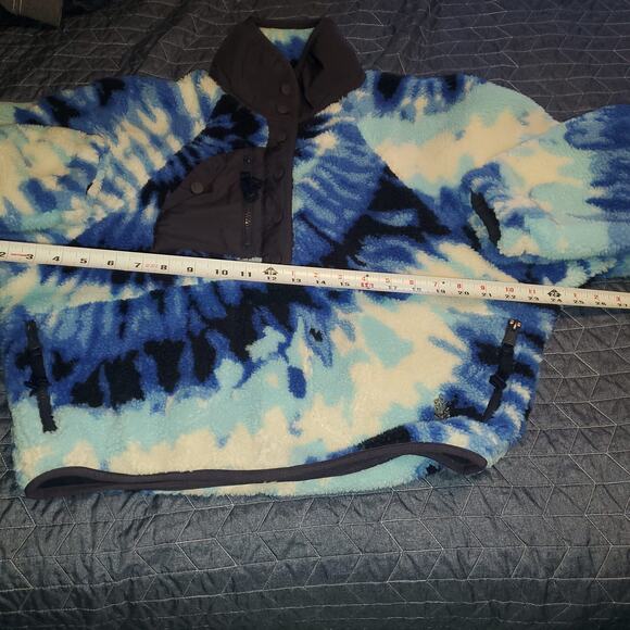 Free People FP Movement Size XS Rocky Ridge Pullover Ridge Jacket Ocean Tie Dye - Picture 7 of 8